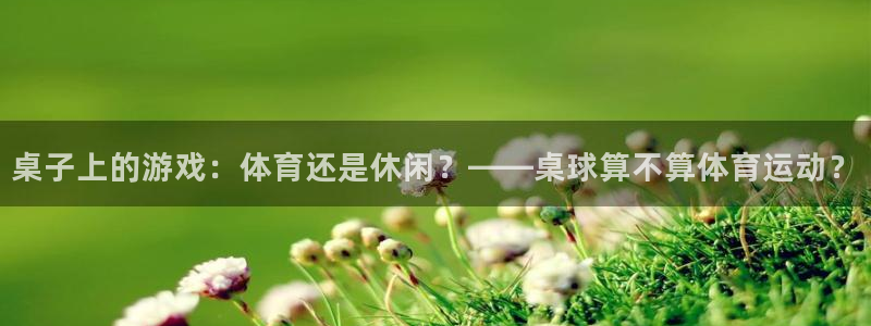 米兰体育下载官网最新版：桌子上的游戏：体育还是休闲？——桌球算不算体育运动？